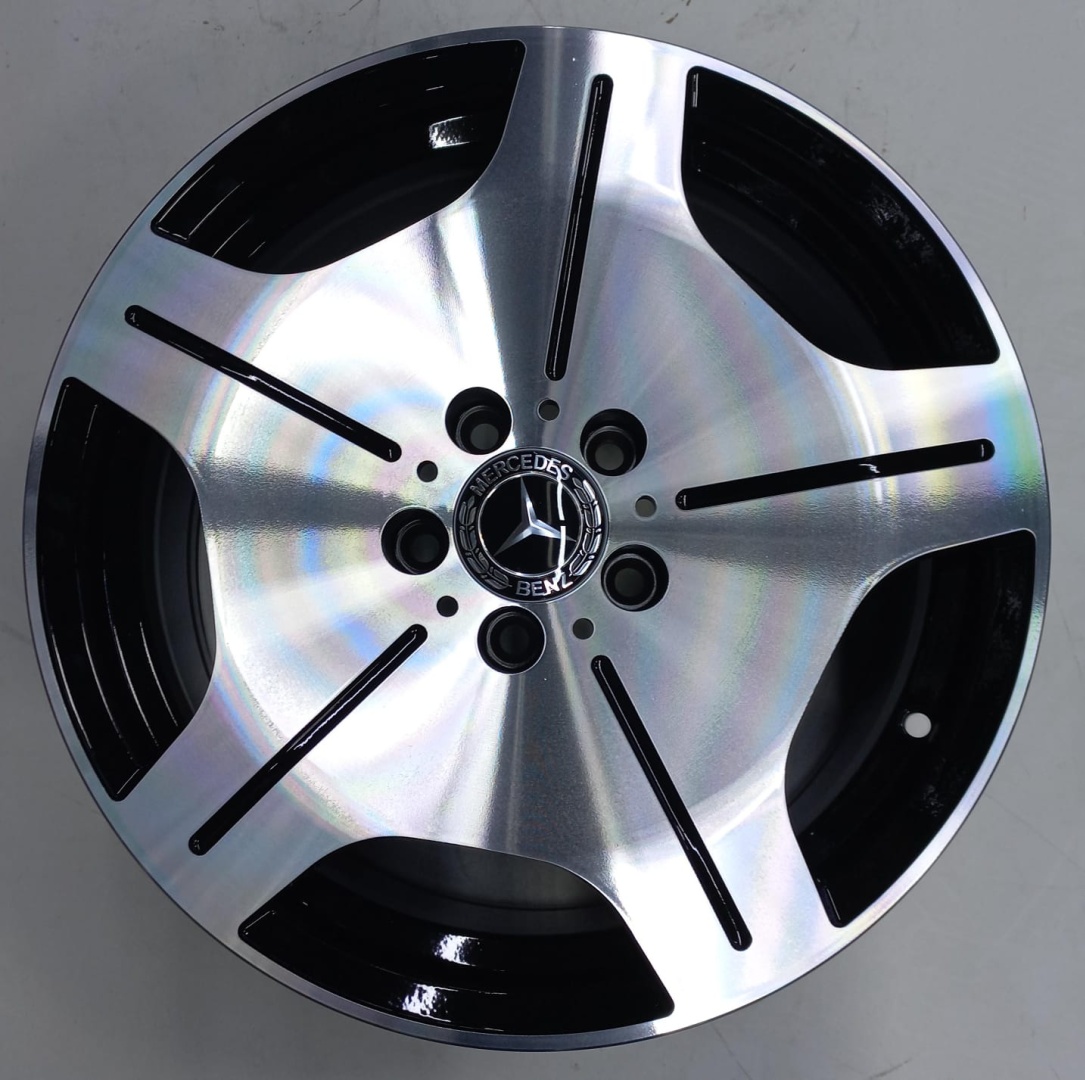 Mercedes-Benz 035 7.5x17/5x112 D66.6 ET35 4 диска черный, серебристый