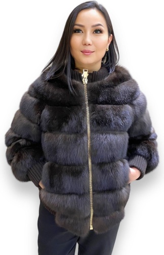 Шуба Europa Furs коричневый