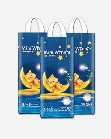 Подгузники-трусики Mini Winnie XXL, 6, 132 шт