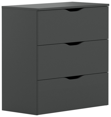 Комод BRW Брест Бесикс, 78x40x80 см, черный