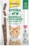 Лакомство GimCat Sticks палочки ягненок, птица 20 г