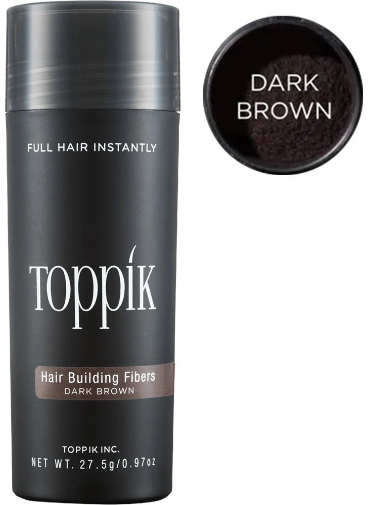 Toppik Hair Building Fibers dark brown загуститель 27.5 мл