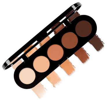 Make-Up Atelier Paris T05 тени прессованные 5 Eyeshadows Palette T05 Dore