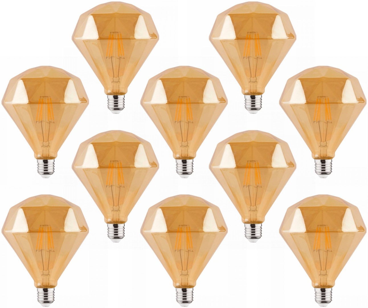 Horoz Electric 6W E27, светодиодная, теплый белый