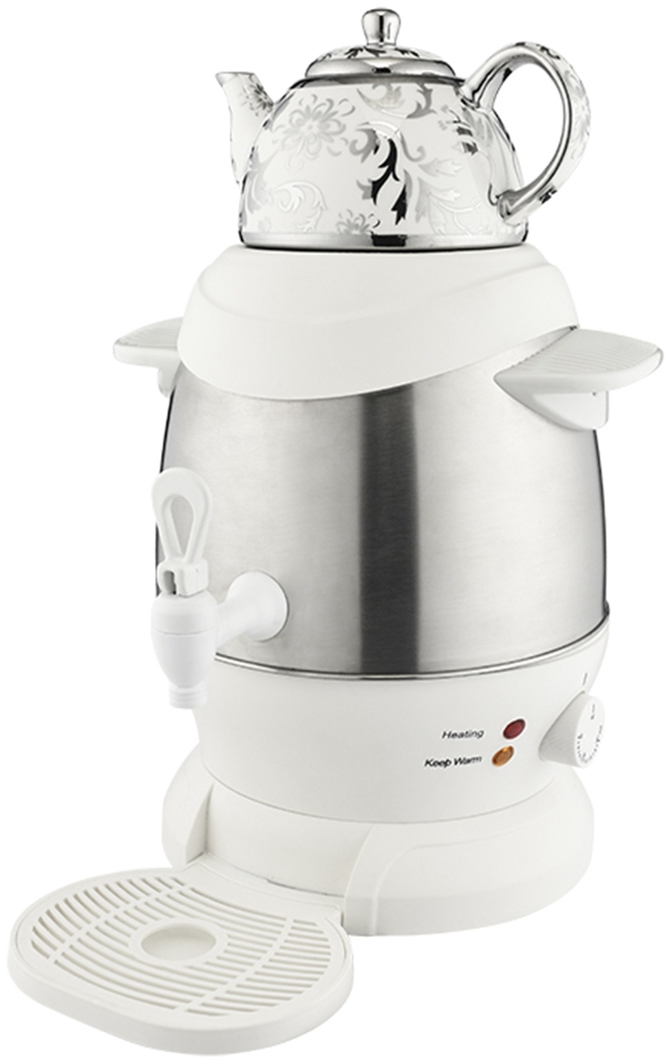 Orvica самовар ORM-3301 6 л, нержавеющая сталь