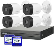 Комплект видеонаблюдения Dahua dns4 1920x1080