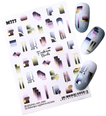 Fashion Nails слайдеры Metallic 323 1 шт