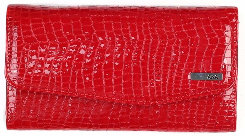 Кошелек AKA DERI натуральная кожа красный