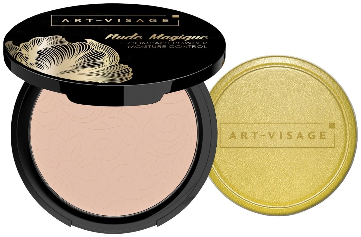 Пудра Art-Visage Nude magique Compact Powder сухая №112 цвет: Фарфоровый бежевый