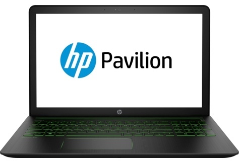 Купить Ноутбук HP Pavilion Power 15-cx0055ur 4RR02EA черный-зеленый в ...