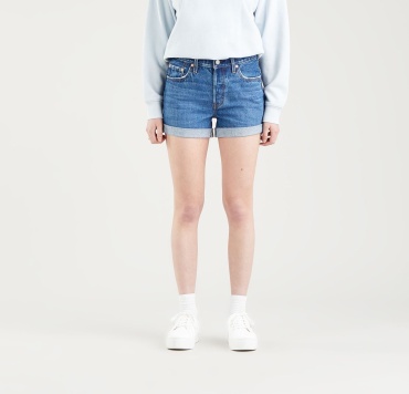 Джинсовые шорты Levis синий