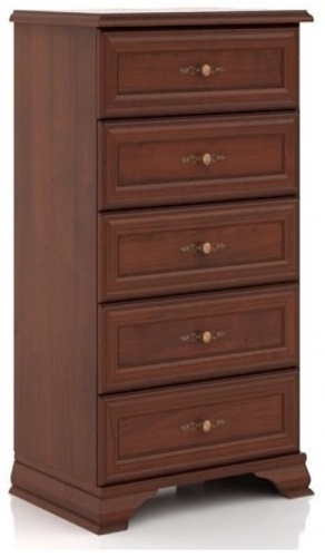 Комод BRW Кентаки KOM 5S, 64.50x44.50x109.5 см, коричневый