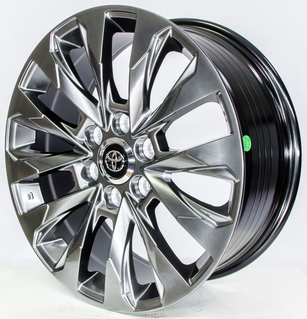 Toyota 1183X 8x20/6x139.7 D95.1 ET40 серебристый