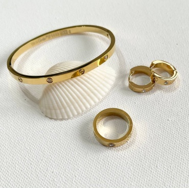 KADA jewellery нержавеющая сталь, кристаллы