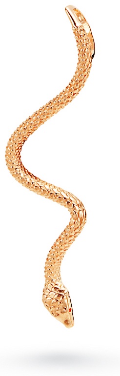 Подвеска Золото Русских Snake-p-snake/gold вес 1.1 г серебро, без вставок