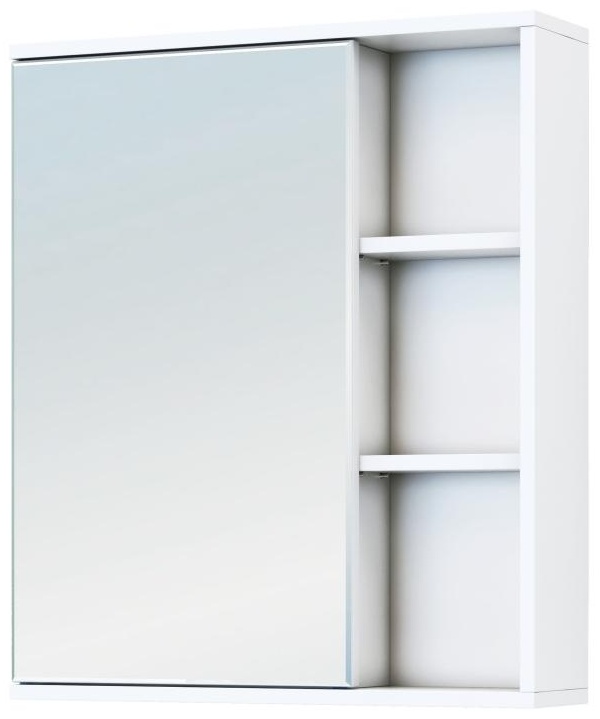 Шкаф зеркальный навесной Vigo Matteo, 60x15.6x70 см, белый