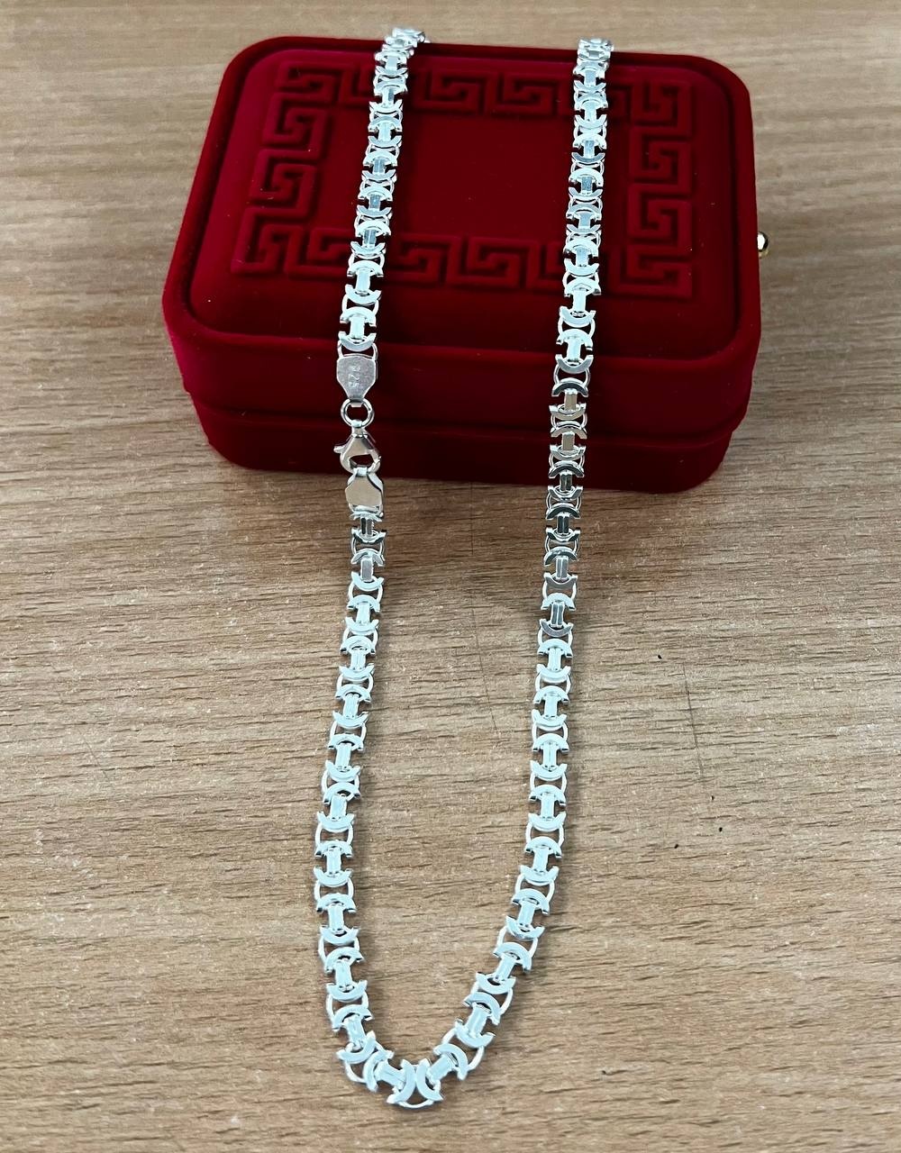 Splendore Collection SLV120 длина 60 см, вес 25 г серебро, плетение фантазийное