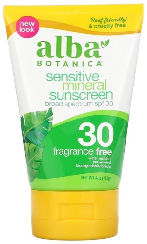 Alba BOTANICA Sensitive Mineral Sunscreen SPF30 крем для тела 113 г