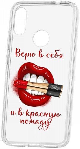 Чехол КRUЧЕ для Xiaomi Redmi Note 7, Redmi Note 7 Pro прозрачный, рисунок