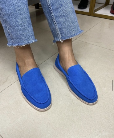 Лоферы Fashion синий