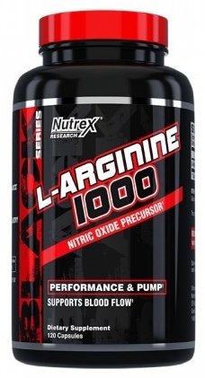 Nutrex Research L-Arginine 1000 120 капсул