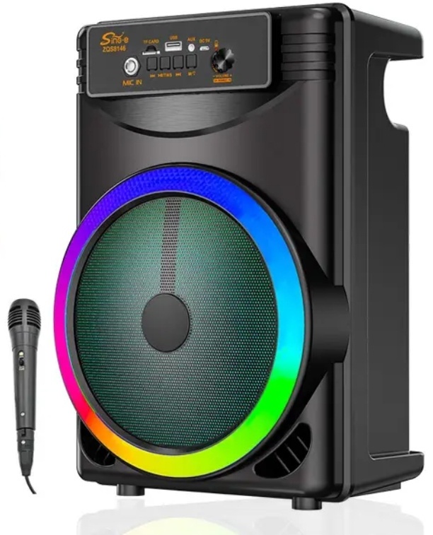 Купить Портативная колонка SinG-e ZQS8146 черный в Алматы – Магазин на ...