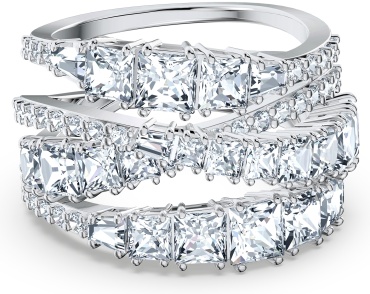 Кольцо Swarovski Global Collection размер 19 ювелирный сплав, кристаллы Swarovski
