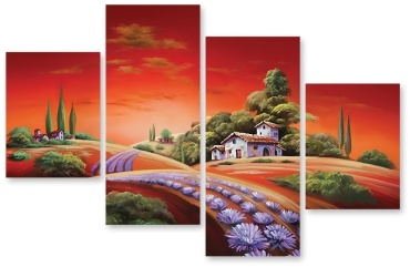 Seven Art 628 Поле в Тоскане 150x102 см