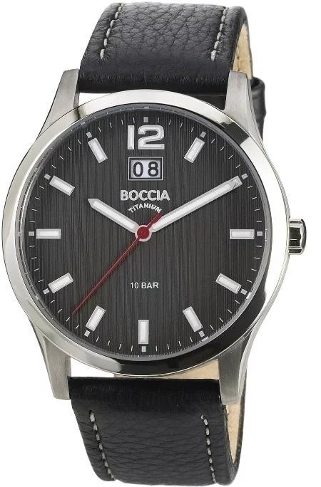 Кварцевые Boccia Titanium 3580-01C титан