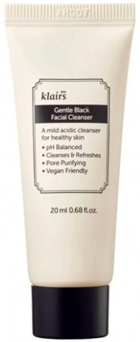 Dear Klairs Gentle Black Facial Cleanser пенка 20 мл