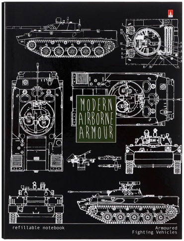 Тетрадь-блокнот АЛЬТ BLUEPRINT, 80 л, А5, клетка, твердая обложка, 1 шт