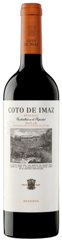 Вино Coto De Imaz Reserva сухое красное 13.5% 0.75 л