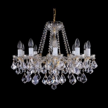 Люстра подвесная ArtGlass Е14, кол-во ламп: 10 шт