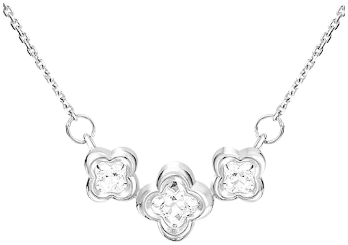 Колье PLATINA 07-0190-00-501-1120-38 длина 45 см вес 3.46 г золото, фианит Swarovski