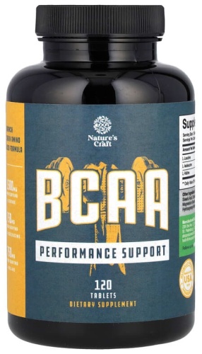 BCAA Natures Craft 120 таблеток нейтральный