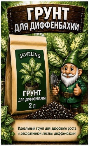 Грунт Jeweling Для диффенбахии 2 л
