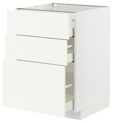 Кухонный шкаф напольный IKEA METOD/MAXIMERA 60x60x80, 60x61x80 см