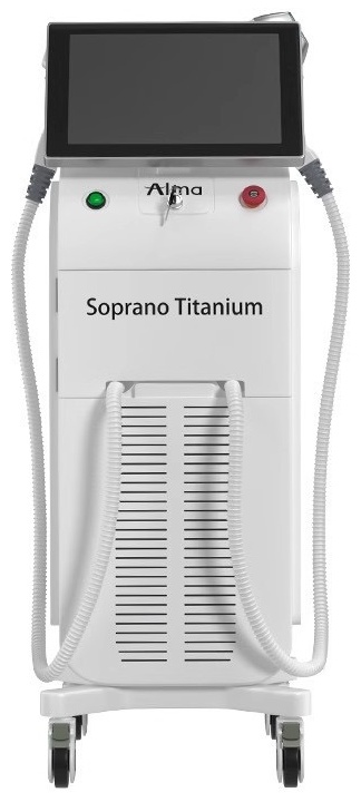Аппарат Soprano Titanium 808 нм 2 манипулы белый