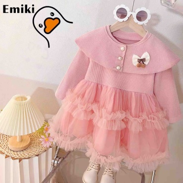 Нарядное платье Emiki розовый