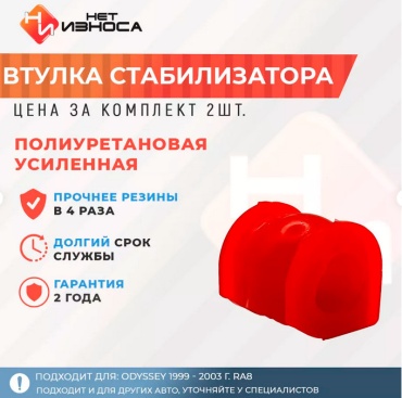 НЕТ ИЗНОСА втулка стабилизатора NB697