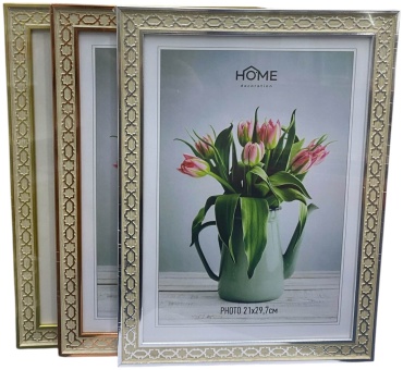 Рамка прямоугольная 21x29.7 см HOME, пластик, акрил
