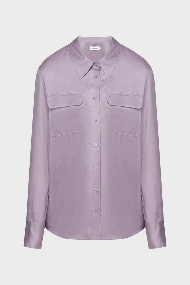Рубашка Calvin Klein фиолетовый