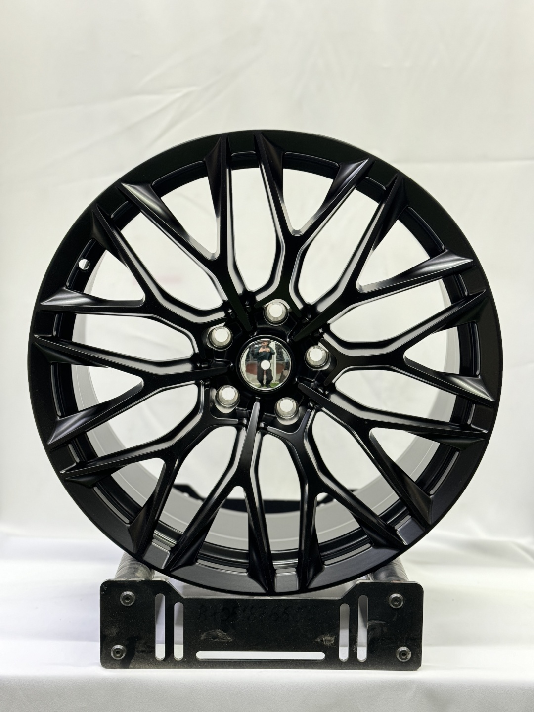 Top Grade 8707 8.5x19/5x112 D66.5 ET35 4 диска черный, черный матовый