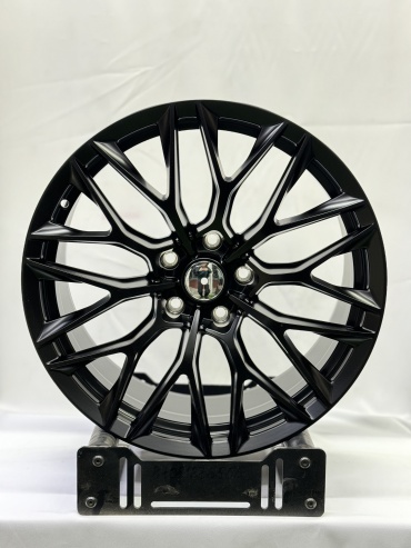 Top Grade 8707 8.5x19/5x112 D66.5 ET35 4 диска черный, черный матовый