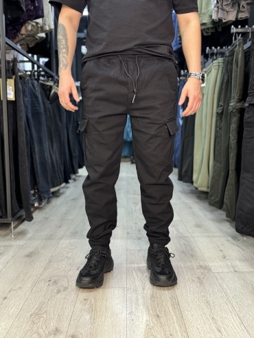 Джоггеры Look wave черный