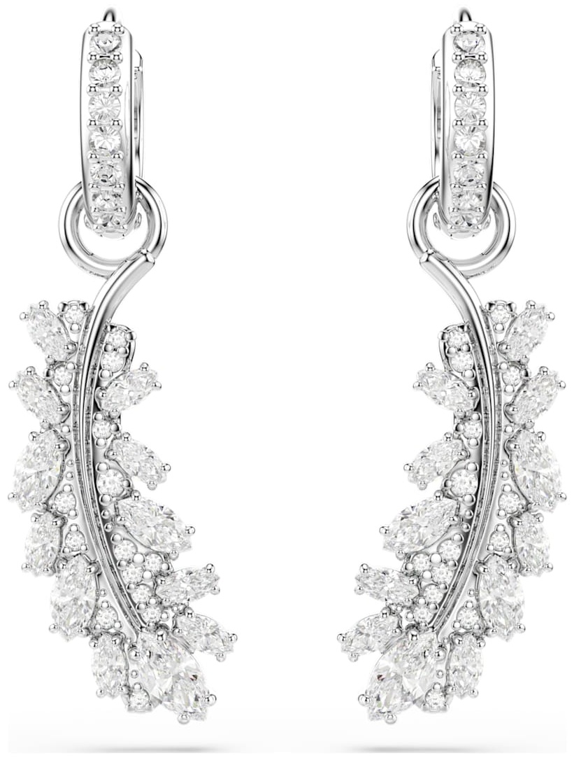 Серьги Swarovski бижутерный сплав, кристаллы Swarovski