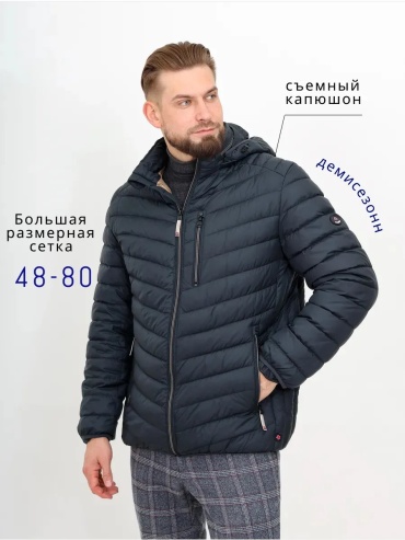 Демисезонная куртка темно-синий