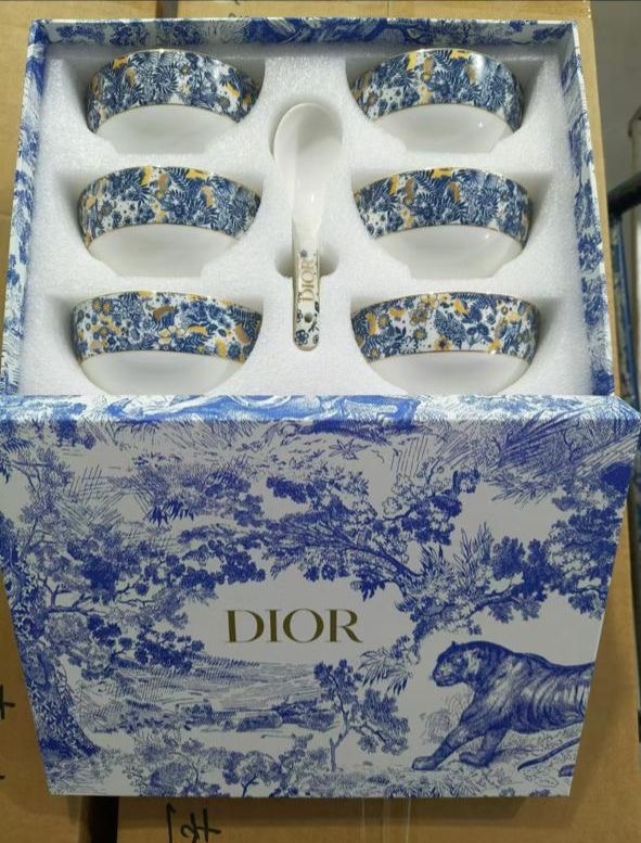 Набор пиал Dior DI11 300 мл, фарфор, 12 шт