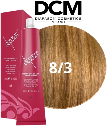 Diapason Cosmetics Milano Diapason 8/3 золотистый крем-краска 100 мл