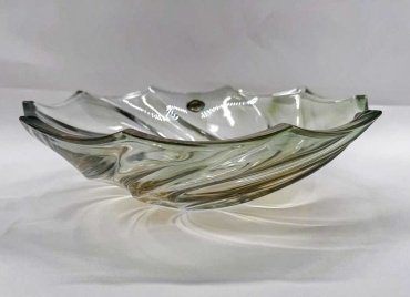 Блюдо Gold Crystal 33х33 см, хрусталь, 1 шт